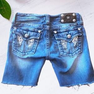 Miss Me Bermuda Jean Shorts